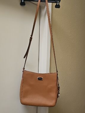 Michael Kors Tan Leather Crossbody Bag